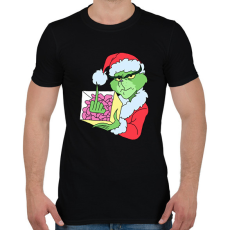 PRINTFASHION Grincs - Férfi póló - Fekete