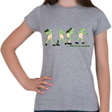 PRINTFASHION grincs készülődik - Női póló - Sport szürke