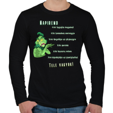 PRINTFASHION grincs napirendje - Férfi hosszú ujjú póló - Fekete férfi póló