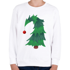 PRINTFASHION Grincsfa  - Gyerek pulóver - Fehér