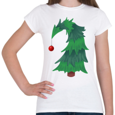 PRINTFASHION Grincsfa  - Női póló - Fehér