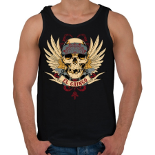 PRINTFASHION Gringo koponya - Férfi atléta - Fekete atléta, trikó