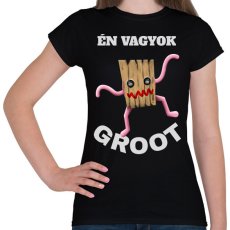 PRINTFASHION Groot - Női póló - Fekete