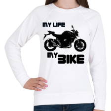 PRINTFASHION gsr - Női pulóver - Fehér női pulóver, kardigán