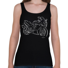 PRINTFASHION GSXF6002 - Női atléta - Fekete női trikó