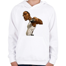 PRINTFASHION GTA - CJ - Gyerek kapucnis pulóver - Fehér gyerek pulóver, kardigán