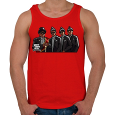 PRINTFASHION GTA coffin dance - Férfi atléta - Piros