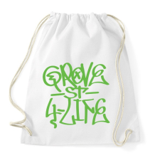 PRINTFASHION GTA - Grove Street Graffiti - Sportzsák, Tornazsák - Fehér tornazsák