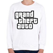 PRINTFASHION GTA - Gyerek pulóver - Fehér gyerek pulóver, kardigán