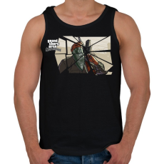 PRINTFASHION GTA intro - Férfi atléta - Fekete