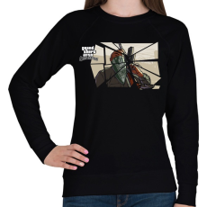 PRINTFASHION GTA intro - Női pulóver - Fekete