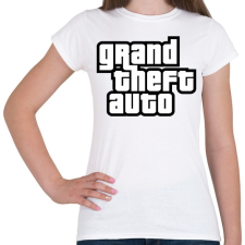 PRINTFASHION GTA - Női póló - Fehér női póló