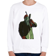 PRINTFASHION Gta San Andreas GrooveStreet - Gyerek pulóver - Fehér gyerek pulóver, kardigán