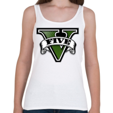 PRINTFASHION GTA V logo - Női atléta - Fehér