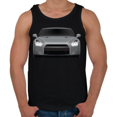 PRINTFASHION GTR - Férfi atléta - Fekete