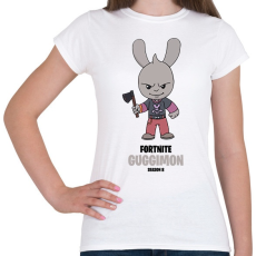 PRINTFASHION Guggimon - Fortnite Season 8 - Női póló - Fehér