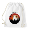 PRINTFASHION Guizilla - Sportzsák, Tornazsák - Fehér