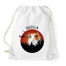 PRINTFASHION Guizilla - Sportzsák, Tornazsák - Fehér tornazsák