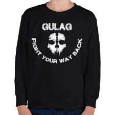PRINTFASHION Gulag - Fight your way back - Gyerek pulóver - Fekete gyerek pulóver, kardigán