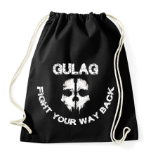 PRINTFASHION Gulag - Fight your way back - Sportzsák, Tornazsák - Fekete tornazsák