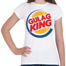 PRINTFASHION Gulag King - Női póló - Fehér