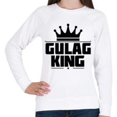 PRINTFASHION Gulag King - Női pulóver - Fehér