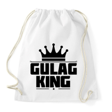 PRINTFASHION Gulag King - Sportzsák, Tornazsák - Fehér tornazsák