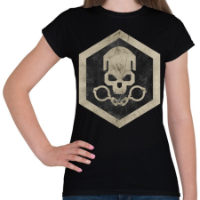 PRINTFASHION Gulag logo - Női póló - Fekete női póló