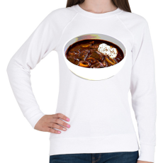 PRINTFASHION Gulyás - Női pulóver - Fehér