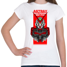 PRINTFASHION Gundam Astray - Női póló - Fehér női póló