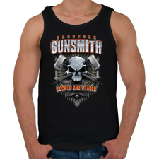 PRINTFASHION Gunsmith - Férfi atléta - Fekete atléta, trikó