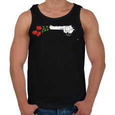 PRINTFASHION GUNsNDROSE - Férfi atléta - Fekete