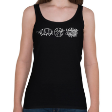 PRINTFASHION Guruló bogár - Női atléta - Fekete