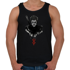 PRINTFASHION Guts minta (Berserk) - Férfi atléta - Fekete