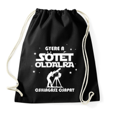 PRINTFASHION Gyere a Sötét oldalra - Sportzsák, Tornazsák - Fekete tornazsák