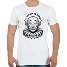 PRINTFASHION Gyerekeket eszek - Férfi póló - Fehér