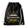 PRINTFASHION Gyermekkorunkba röpít vissza - Sportzsák, Tornazsák - Fekete