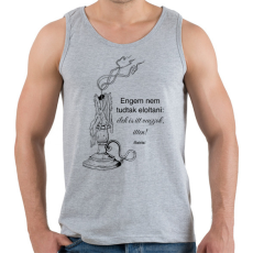 PRINTFASHION Gyertya - Férfi atléta - Sport szürke