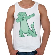 PRINTFASHION Gyík - Férfi atléta - Fehér atléta, trikó