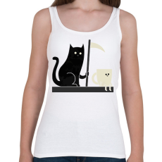 PRINTFASHION Gyilkos macska - Női atléta - Fehér