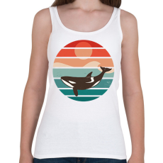 PRINTFASHION Gyilkosbálna - Női atléta - Fehér