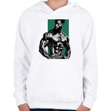 PRINTFASHION Gym 02 - Gyerek kapucnis pulóver - Fehér