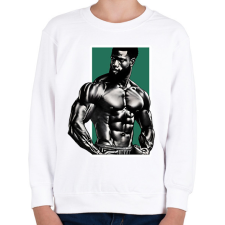 PRINTFASHION Gym 02 - Gyerek pulóver - Fehér gyerek pulóver, kardigán