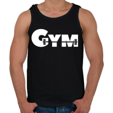 PRINTFASHION GYM - Férfi atléta - Fekete