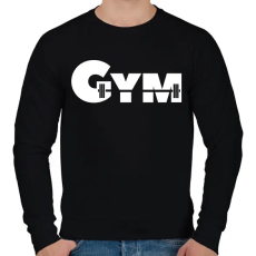 PRINTFASHION GYM - Férfi pulóver - Fekete