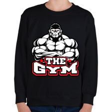 PRINTFASHION gym - Gyerek pulóver - Fekete gyerek pulóver, kardigán