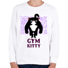 PRINTFASHION GYM KITTY - Gyerek pulóver - Fehér