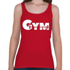 PRINTFASHION GYM - Női atléta - Cseresznyepiros