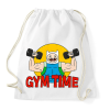 PRINTFASHION Gym Time - Sportzsák, Tornazsák - Fehér