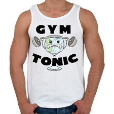 PRINTFASHION Gym tonic - Férfi atléta - Fehér atléta, trikó